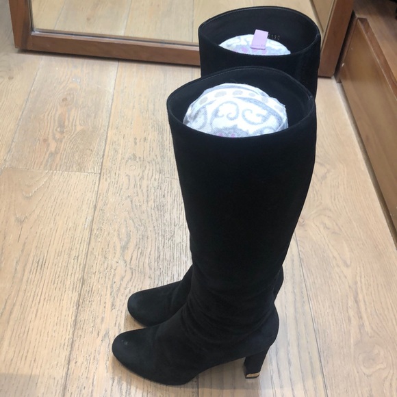 Original LV tall suede boots - Picture 4 of 7